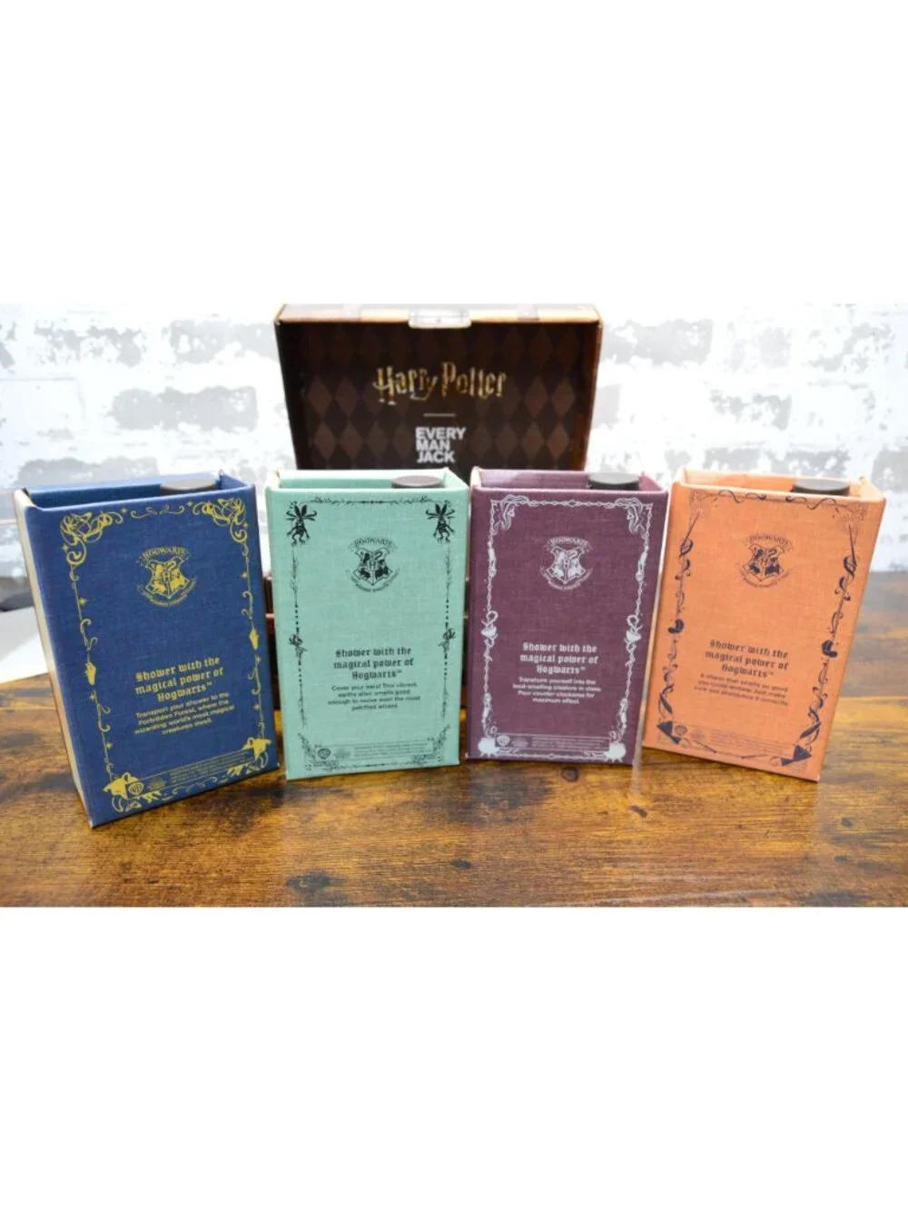 Harry Potter Every Man Jack Bodywash 4 piece Collector’s Trunk Box Set